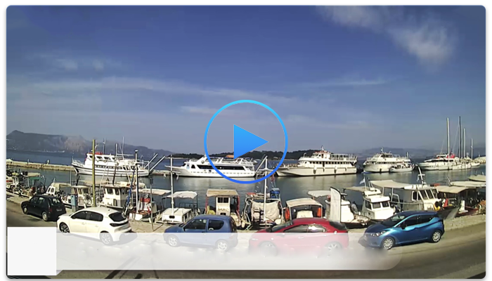 Веб камера Греции. Старый порт острова Корфу