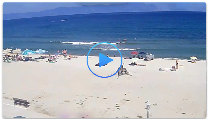 Веб-камера полуостров Халкидики. Пляж Сарти (Sarti)