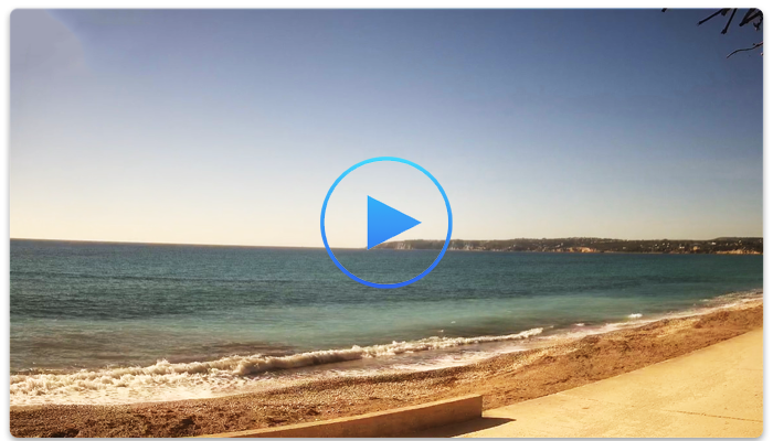 Веб-камера Греции. Пляж Лурдас (Lourdas beach)