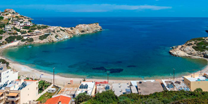 Крит. Пляж в бухте Лигария
