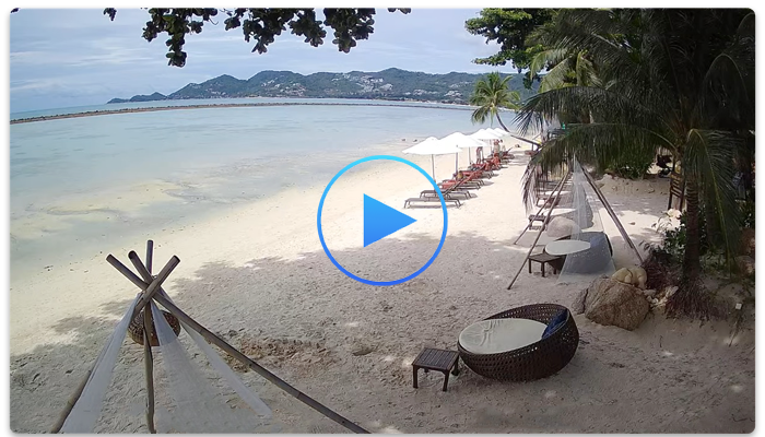 Веб-камера острова Самуи. Пляж Чавенг (Chaweng beach)
