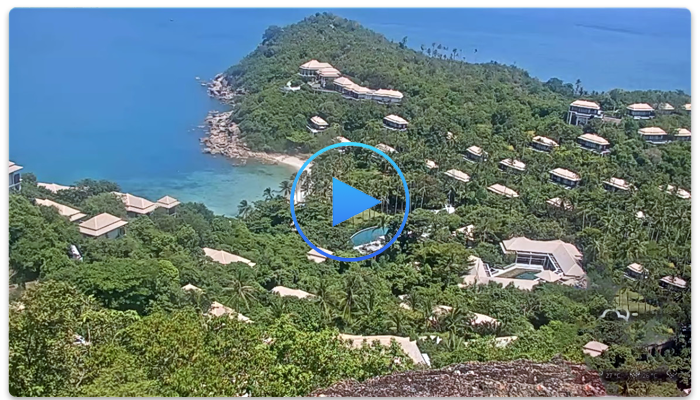 Веб-камера острова Самуи. Панорама отеля Баньян Три