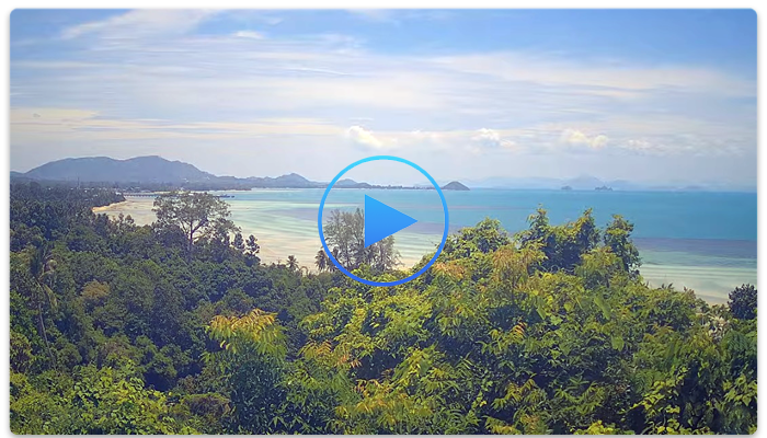 Веб-камера острова Самуи. Пляж Банг Макхэм
