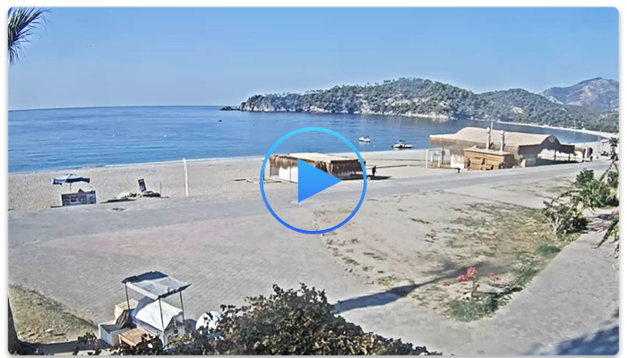Веб камера Турции. Пляж Олюдениза (Oludeniz beach)