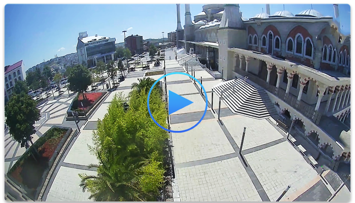 Веб-камера Стамбул. Большая Зеленая мечеть