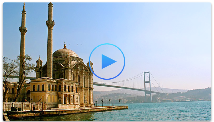 Веб-камера Стамбул. Набережная и мечеть Ортакёй