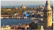 Веб-камера Стамбул. Бухта Золотой Рог