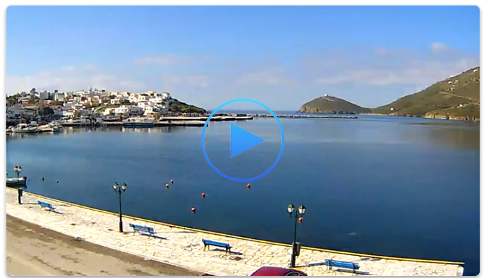 Веб-камера Греции. Морской порт Гаврио (Gavrio port)