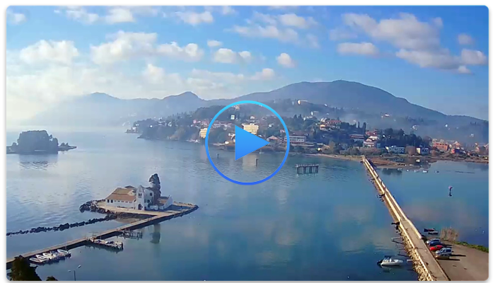 Веб-камера Греции. Панорама курорта Перама