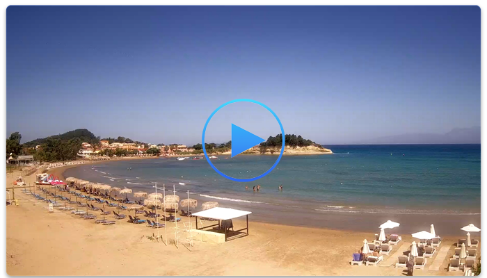 Веб-камера Греции. Пляж Сидари (Sidari beach)
