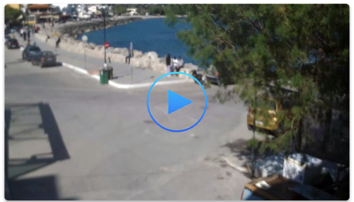Веб-камера Греции. Вид на гавань Палеохоры