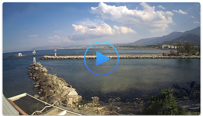 Веб-камера Греции. Пляж Каливаки в Георгиуполисе