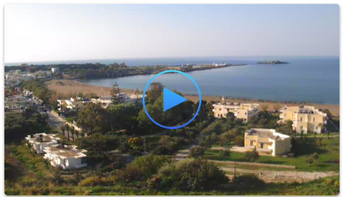 Веб-камера Греции. Панорама Палеохоры на Крите
