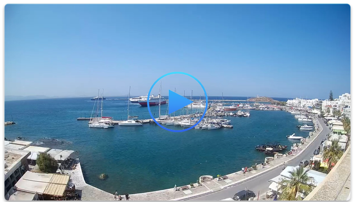 Веб камера Греция. Порт на острове Наксос (Naxos Port)