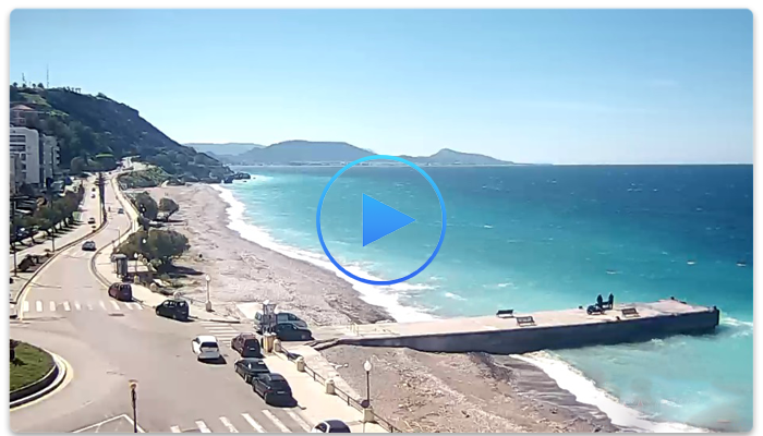 Веб-камера Греции. Городской пляж города Родос<