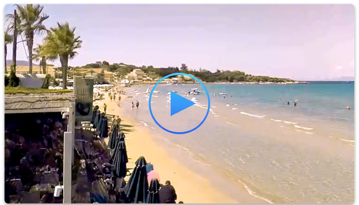 Веб камера Греция. Пляж Циливи на острове Закинф