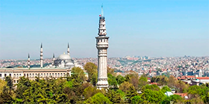 Стамбул. Панорама с башни Беязит (Beyazıt tower)