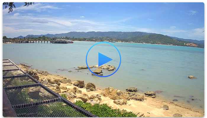 Веб-камера Таиланда. Пирс пляжа Банг Рак (Bang Rak beach)