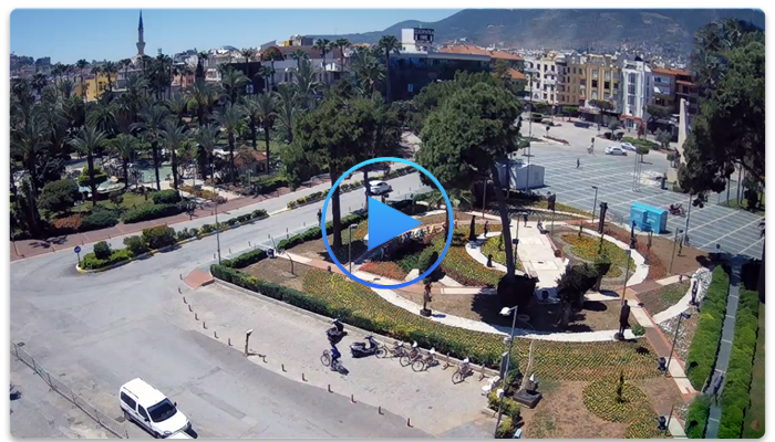Веб-камера Аланья. Площадь Ататюрка (Ataturk square)