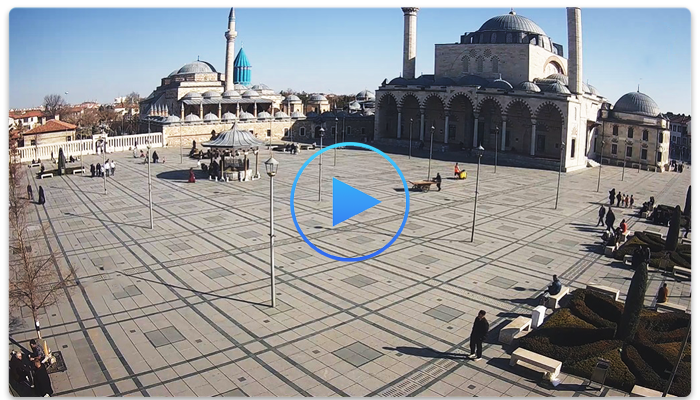 Веб-камера Турции. Площадь Мевланы в Конья (Konya)