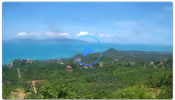 Веб-камера острова Самуи. Панорама с виллы Ангтонг Хилс
